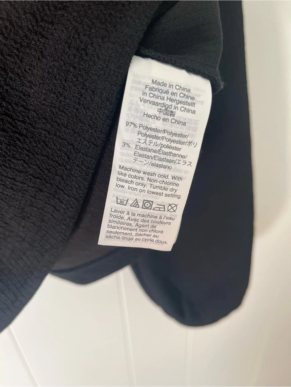 Madewell Black Square-Neck Puff Sleeve Top